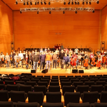 2020 - Gravant amb l'Orquestra Simfònica de Cobla i Corda de Catalunya